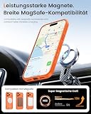 SIXBOX Etui na iPhone 17 Pro Max z Podstawką, Neonowy Pomarańczowy