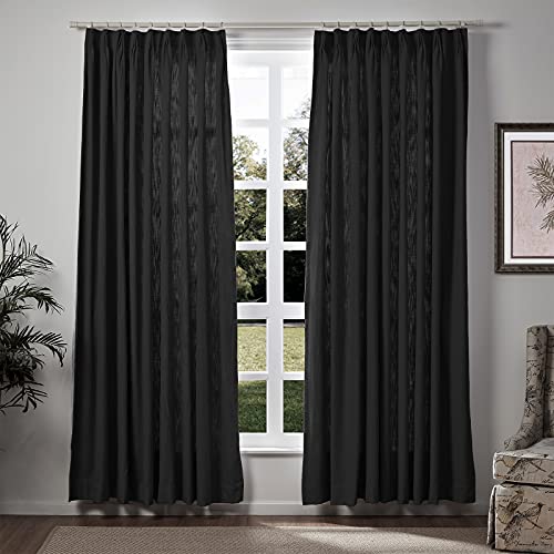 ChadMade 127 x 243 cm Cortina de Negro Cover