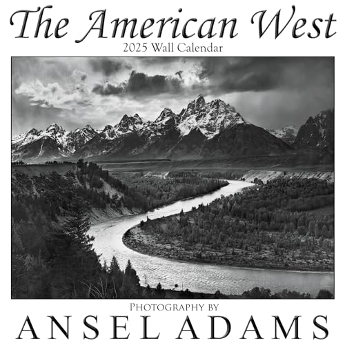 American West 2025 Wall Calendar with Images by Ansel Adams of Iconic National Parks and Monuments (12