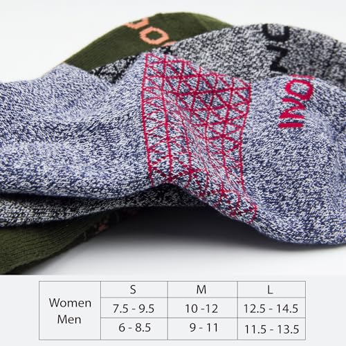 Sooni Ankle Socks - Unisex Athletic Cushioned Breathable Low Cut Tab With Arch Support, Comfort Fit Performance Multipack3