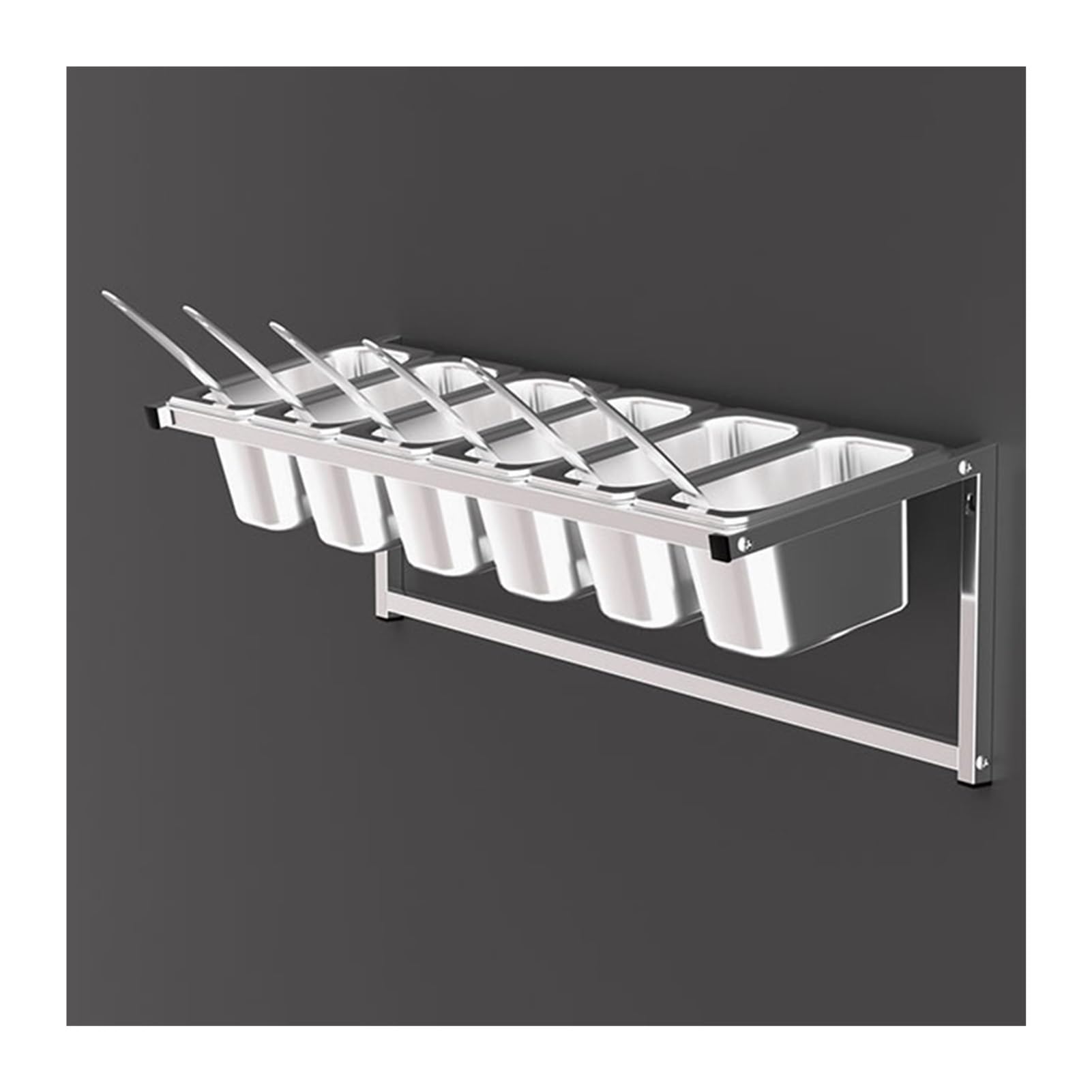 Juego de especias con dispensador montado en la pared para organización y almacenamiento de cocina