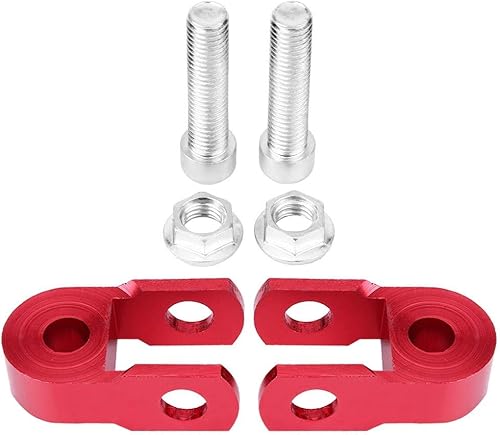 Elevador de choque de motocicleta, 2 piezas universales de amortiguadores traseros para motocicleta, extensión de altura vertical (con tornillo) disponible en Yaxa Peru