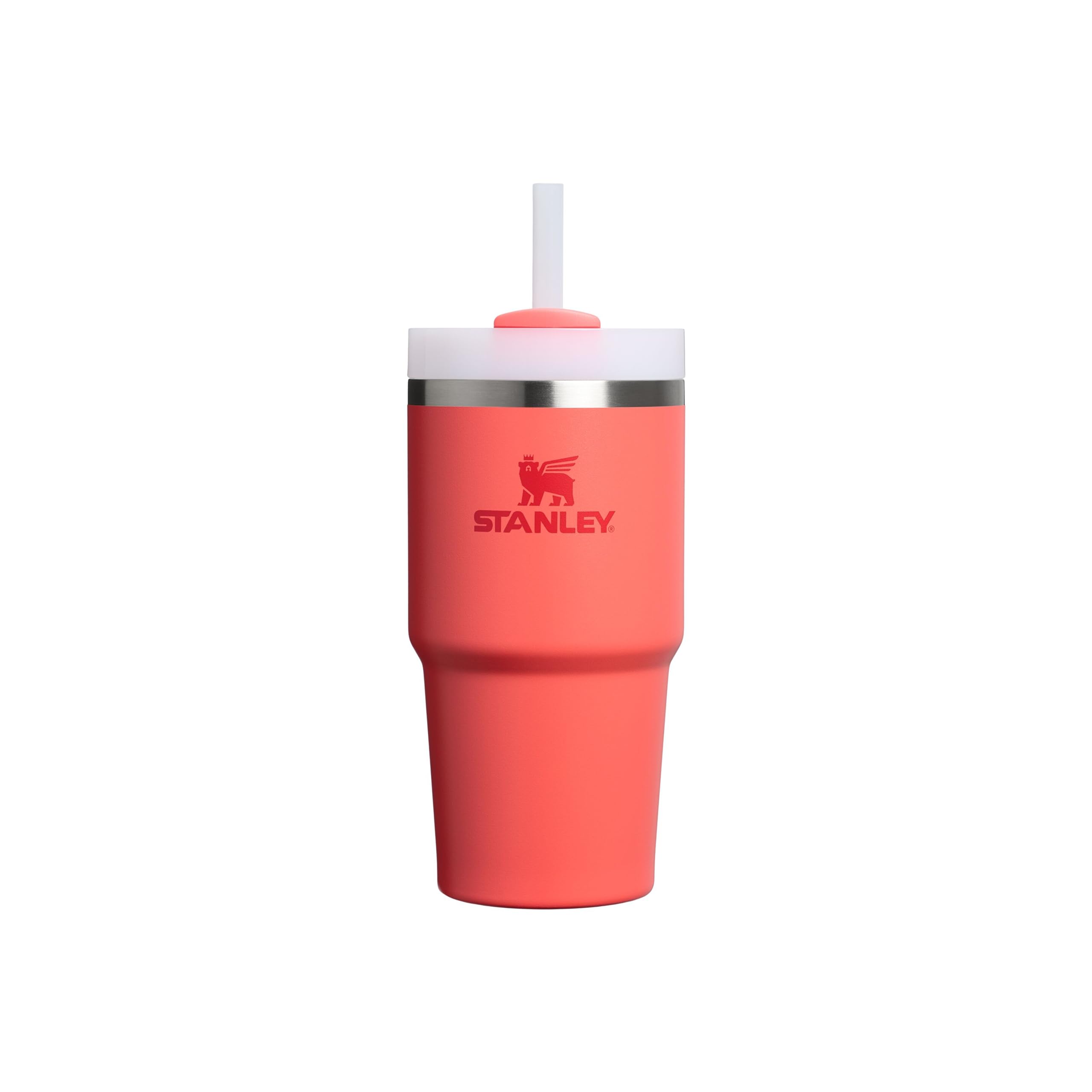 Stanley 1913 Quencher Mug Isotherme avec Paille 0.59L - Hot Coral