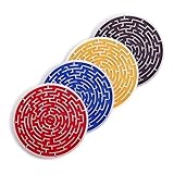Kikkerland Roll A Coasters, Set of 4