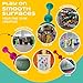 TOSSIT Game Suction Cup Darts, Toss Game Perfect Family and Party, Silicone Throwing Game for Backyard, Indoor and Outdoor Fun, Starter Pack, Purple Green