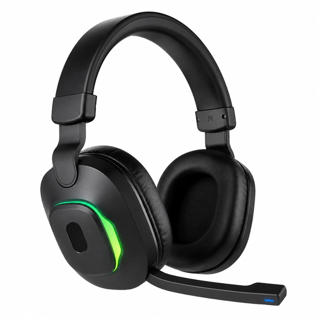 Drumstone Pro Wireless Gaming Headset with Active Noise Cancellation, Ultra-Low Latency Bluetooth & 2.4GHz Dongle, Immersive 3D Spatial Audio for PC, Mac, and Consoles-image-3