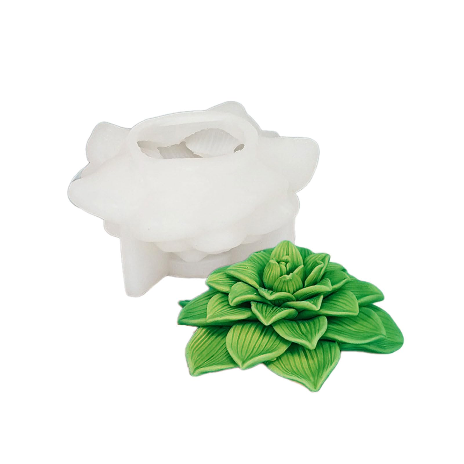 Stampo in silicone a forma di fiore di peonia 3D per sapone, gesso, resina, fusioni fai da te, torta al cioccolato, strumento da forno per matrimoni