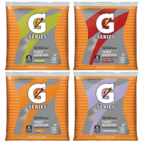 Gatorade 21 Ounce Instant Powder Pouch - Yields 2.5 Liquid Gallons (32 Packages)