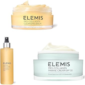 ELEMIS Skincare Trio   Pro-Collagen Marine Cream SPF 30, Apricot Toner & Pro-Collagen Cleansing Balm