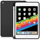 KHOMO iPad Mini 5 Back Case with Pen Holder - Charcoal Grey