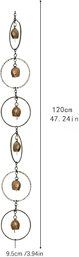 Miniatura 4 de Gralara Cadenas de agua de lluvia para desagüe de canalón, sustitución de bajante de canalón funcional y decorativo, repuesto para el hogar, campana