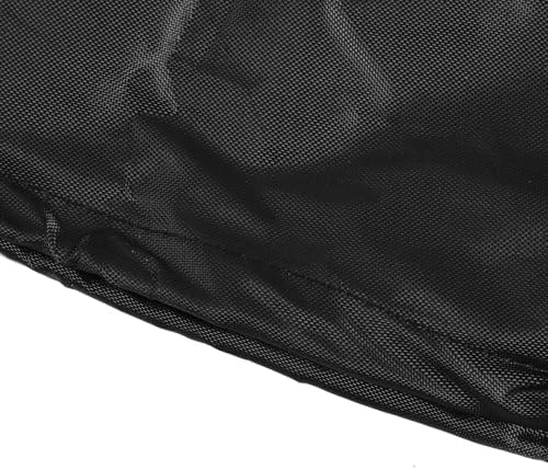 POCREATION Outdoor Fountain Cover, Heavy-Duty 420D Oxford Cloth, Waterproof with Drawstring, 96x107cm (36x42 Inch), Black, Pond Cover Garden Protection