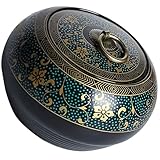 Versiegeltes vorratsglas – sorgfältiges polieren hat das keramikglas eine glatte oberfläche mit gutem und retro- und schlichten look, keramik-mehlbehälter