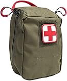 LA Police Gear Fast Action Emergency Medical Pouch, Quick Access Nylon Medical Pouch - OD Green