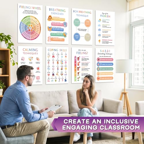 Image of KIDS KING 12 Learning Posters - Mental Health (10 inchx14 inch)