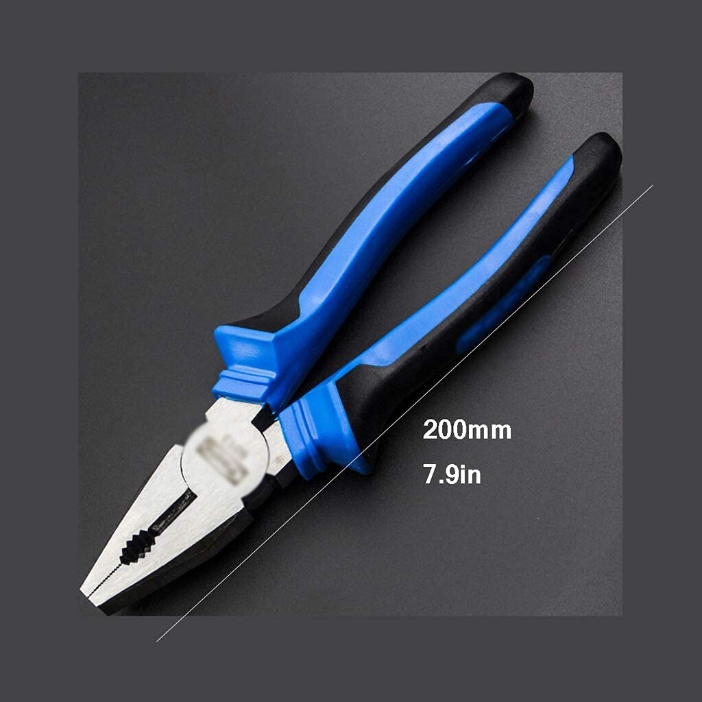 Set di pinze ad alta leva, pinze a becco lungo, per riparazioni domestiche, set di strumenti per la riparazione domestica, pinze a becco lungo, pinze a becco lungo, pinze combinate da 200 mm con