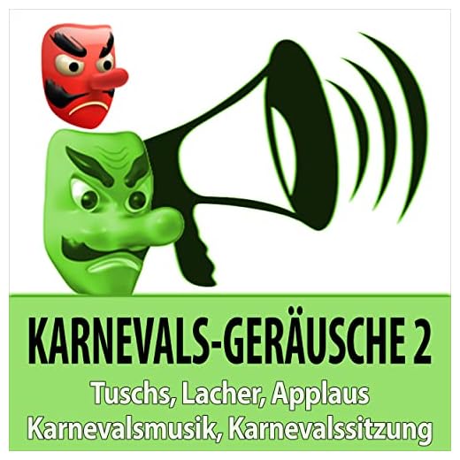 Tusch, Lacher, Trommelwirbel, Tusch, Applaus, Karnevalssitzung, Karneval Geräusch