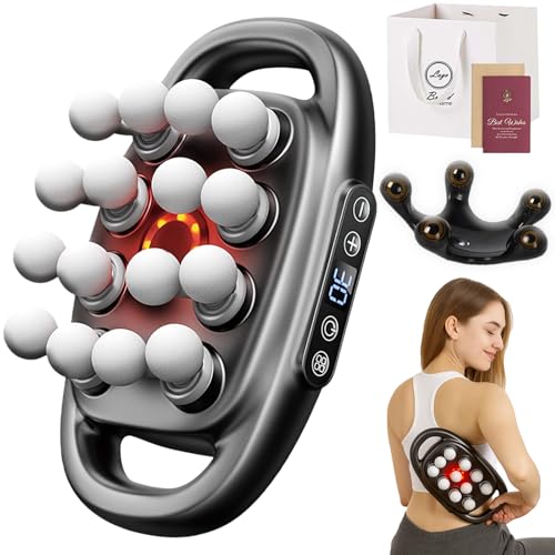 Zevessa Massager, ReliefWave Massager, Relief Wave Pro 3, 16 Head Massage Gun Deep Tissue, 30 Intensity Levels & 3 Smart Modes, for Legs, Waist, Buttocks (16 Heads)