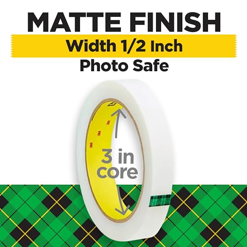 Scotch Magic Tape, 1 Roll, Numerous Applications, Invisible, Engineered for Repairing, 3/4 x 2592 Inches, Boxed - image 2