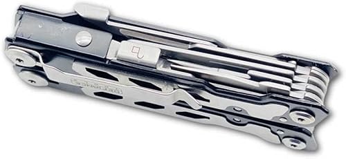 Miniatura 9 de Larboard Alicates multiherramienta de 14 funciones EDC multiherramienta con clip para cinturón y bolsa de transporte incluida, perfecto para el