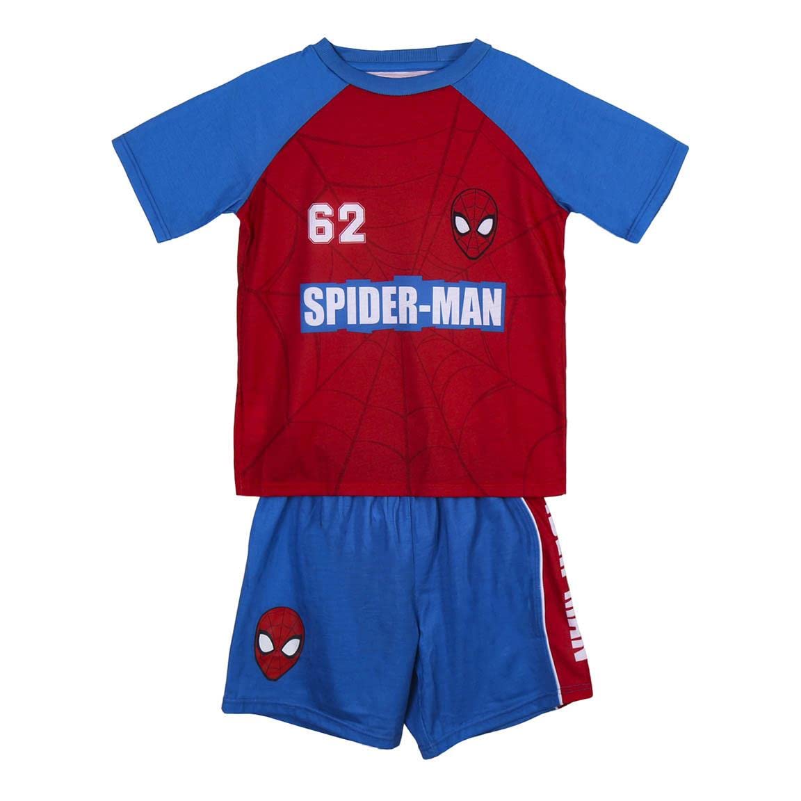 CERDÁ LIFE'S LITTLE MOMENTS Conjunto verano para Niño de Spiderman Fabricado en algodón 100% y Compuesto por Pantalón Corto y Camiseta de manga Corta | Licencia Oficial de Marvel
