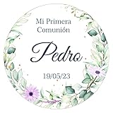 🎁 ◘ REGALOS COMUNION ◘ Las etiquetas adhesivas son ideales para pegar en los regalos de comunión para invitados de los niños creando pegatinas únicas para ese momento tan memorable. Podrán utilizarse en el candy bar, en tarros, en sobres, e incluso en las bolsitas de arroz.