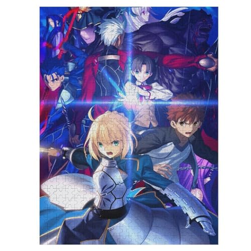 フェイト ジグソーパズル 1000ピース アニメ木製パズルピース こども おとな 親子で遊ぶパズル 手作り 壁掛けアート リビングデコレーション 誕生日ギフト 50x75cm 5s10171516tef-107