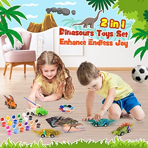Toys for 3-12 Year Old Boys,Wikitor Dinosaurs Painting Kits for Kids Girls Age 4-12 Crafts for Kids 3-12 Dinosaur Party Favors Painting Kit for Kids 4-12 Year Old Boys… 2 51aFTg4oyGL. AC