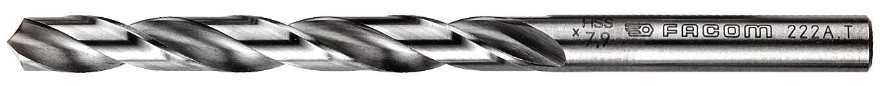 Facom 222A Series Twist Drill Bit for Metal, 8mm Diameter, 117 mm Overall