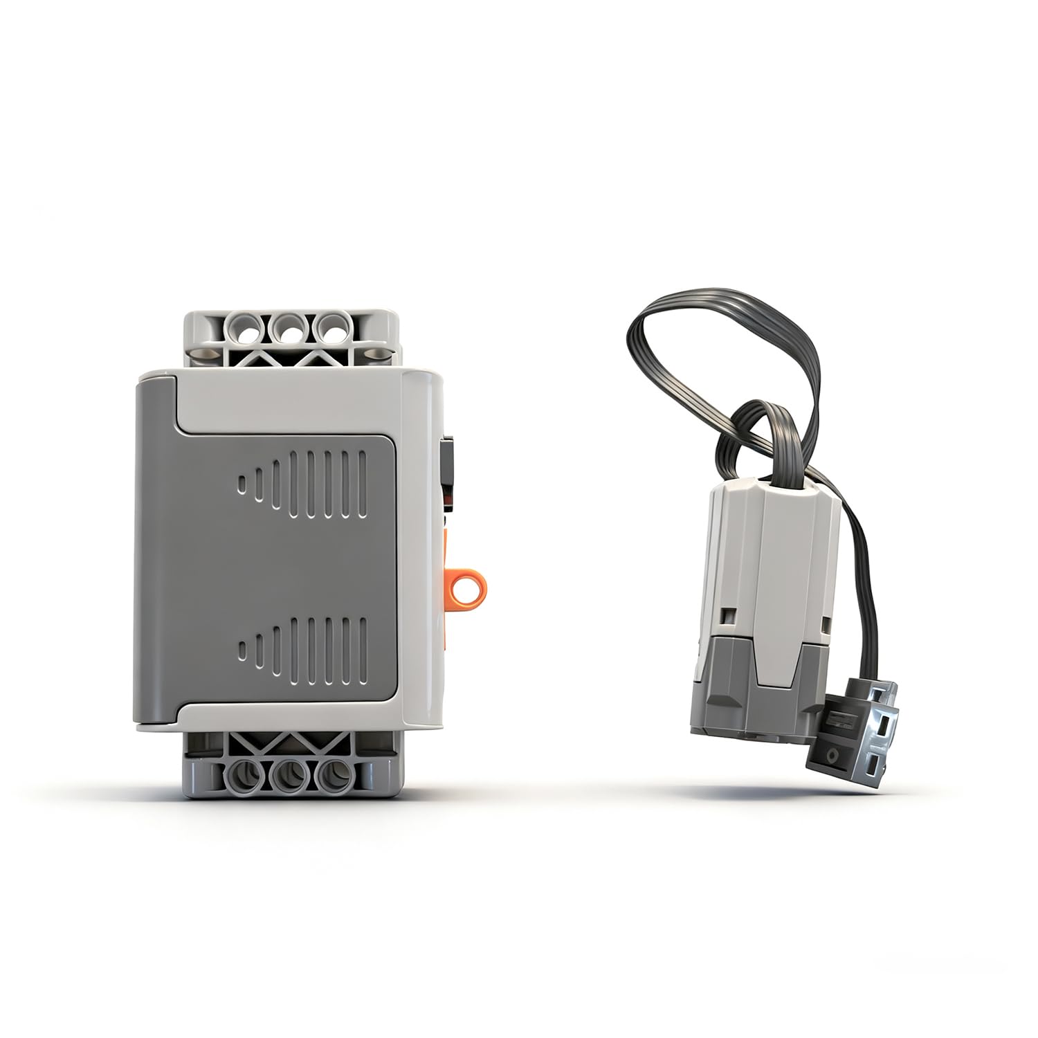Power Functions Set with Motor, 2 Pieces Power Functions Set, M-Motor Battery Box Compatible with Major Brands