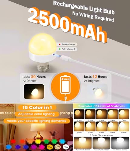 Image of Battery Operated Wall Sconces Lighting Set of 2, Adjustable Wireless Wall Lamp, Cordless Wall Lighting with Remote and Dimmable Rechargeable Bulbs for Bedroom Living Room (Pink)