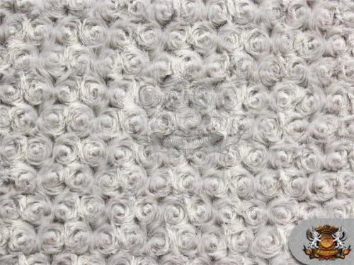 Minky Rosebud - Tela plateada de The Yard