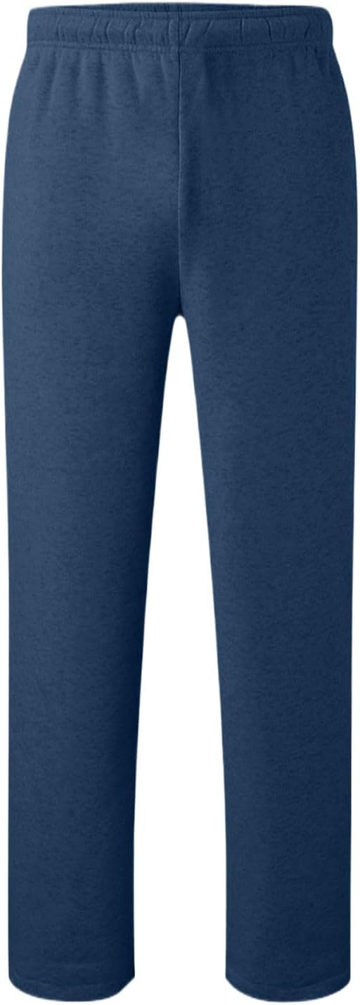 WENKOMG1 Men's Sweatpants Open Bottom Straight Leg Loose Fit Running Athletic Jersey Joggers Sweatpant, M-4XL
