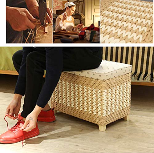 Repose-pieds coffre de rangement multifonction pour optimiser votre espace
