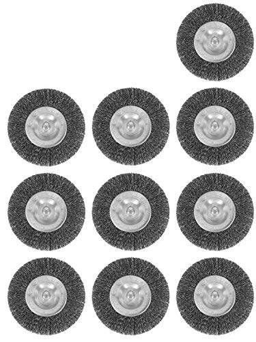 Juego de 10 Cepillo para juntas para batería Cepillo para juntas gartenteile AFB 1810 metal/alambre/redondas alambre cepillo/cepillo de metal