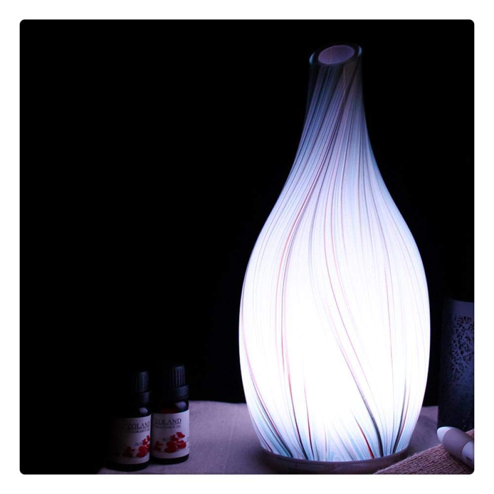WYL - Diffusore di oli essenziali, umidificatore d'aria a nebbia fresca, con arresto automatico senza acqua, 6 colori a scelta