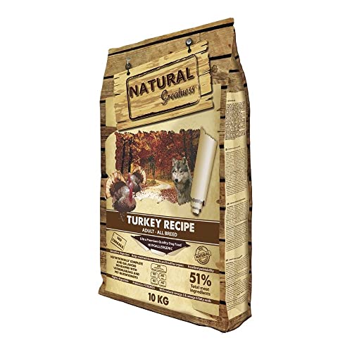 Natural Greatness - Pienso Natural Sin Cereales de Pavo para Perros con digestiones sensibles Saco 10 kg | ANIMALUJOS