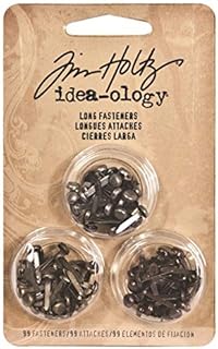 Advantus TH92703 Idea-Ology Long Fasteners .4375" 99/Pkg-Antique Nickel, Brass & Copper, Original Version