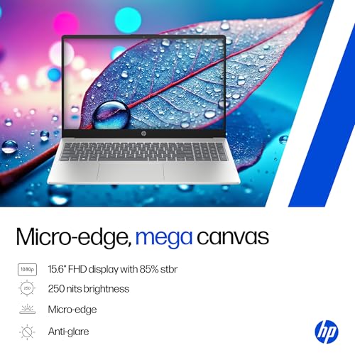 Image of HP 15, AMD Ryzen 7 5825U (16GB DDR4, 512GB SSD) FHD, Anti-Glare, Micro-Edge,15.6'' /39.6cm, Win11, M365(1yr)* Office24, Silver, 1.59kg, fc0476AU, Radeon Graphics, FHD Camera w /Shutter, Backlit Laptop