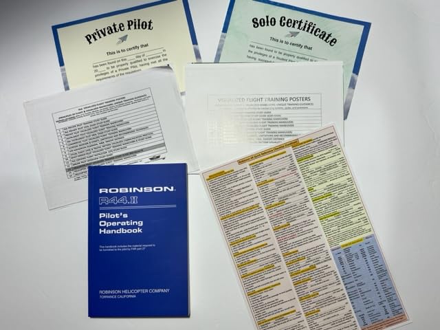 FTS, Flight Training Bundle PPL Handbook, Pilot Operating Handbook, Cessna 172 Quick Reference Checklist