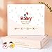 MCstars Newborn Hand and Footprint Clay Photo Frames, Baby Footprint Keepsake Sets, Impression Clay Hand Mould Casting and Keepsake Photographs, Nursery Decorations and Newborn Gifts, Baby Registry
