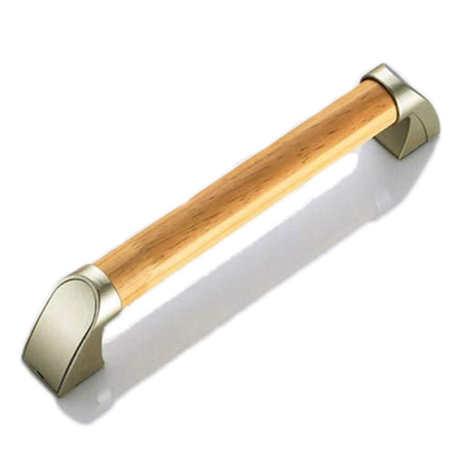 Maniglioni di Sicurezza in Legno Impermeabili e Antiscivolo per Bagno, Ideali per Scale, corrimano, vasche da Bagno, docce, Persone disabili e Anziani (34 cm)