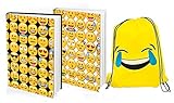 Custom Emoji Stretchable Book Cover Bundle + Bonus Gift
