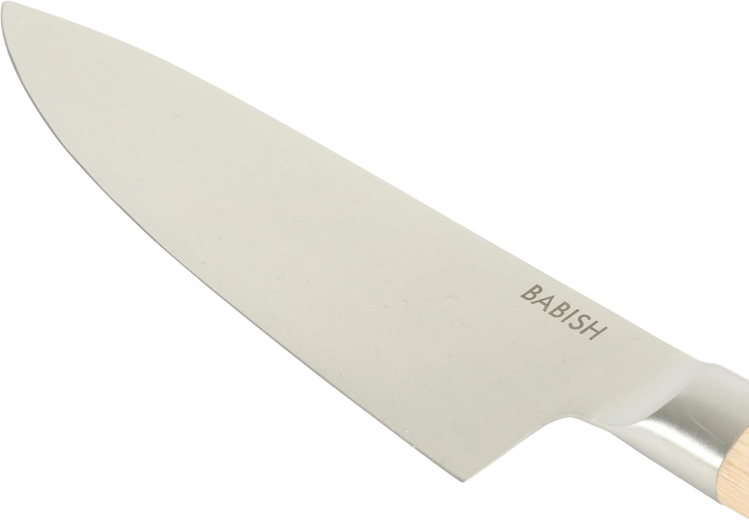 Babish 8-Inch Chef Knife – High-Carbon 1.4116 German Steel Kitchen Knife with Light Pakka Wood Handle, Full-Tang Razor Sharp Chef’s Blade for Chopping, Slicing, Dicing & Everyday Prep - Image 4