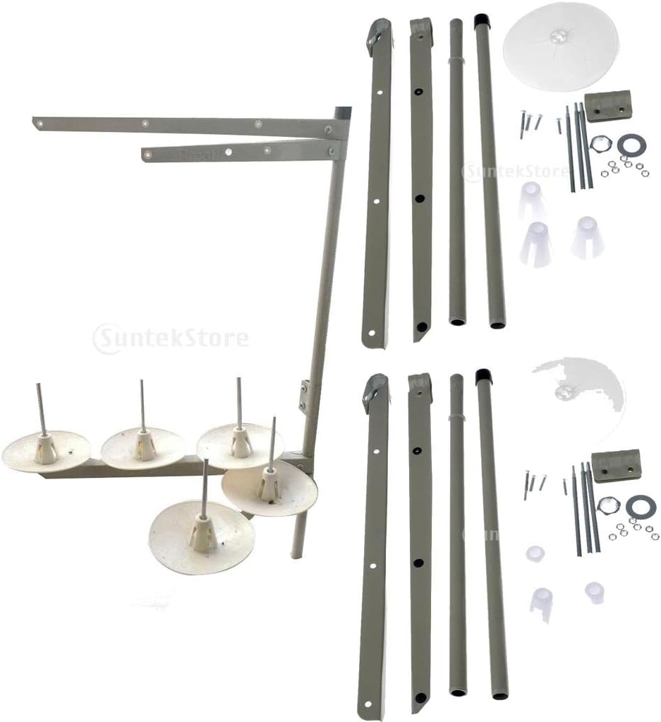 Baoblaze 5 Spool Thread Stand for All Home Embroidery Machines - Assemable