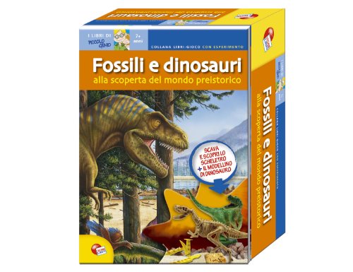 Il maxi libro con kit esperimento fossili e dinosauri Il maxi libro con kit esperimento fossili e dinosauri