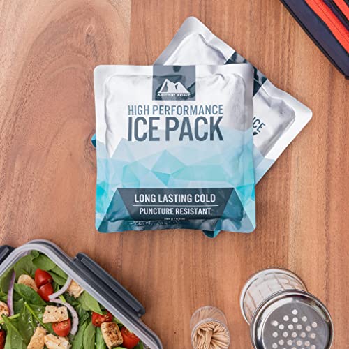 Arctic Zone High Performance Ice Pack For Lunch Boxes, Bags, Or Coolers, Set Of 2-250 Grams Each #TOP5