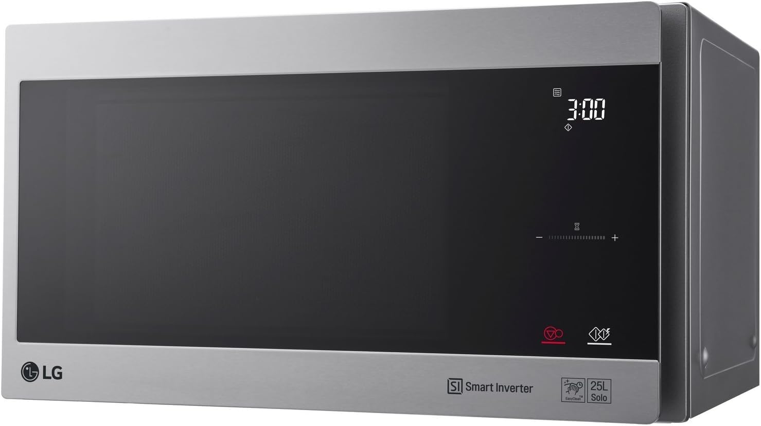 LG MS2595CIS Mikrowelle 25 Liter 1000 W Smart Inverter Technologie Silber