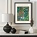 Poster Master Flower Garden With Sunflowers Print - Gustav Klimt Poster - Abstract Art - Floral Aesthetic Design - Art Nouveau Living Room or Flower Shop Wall Decor - 8x10 UNFRAMED Wall Art