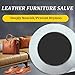 Bare Minimum Leather Repair Cream, Bare Minimum Life Furniture Salve, Leather Repair Cream with Free Brush, Protective Household Leather Upholstery Cleaners for Home (100g*2)